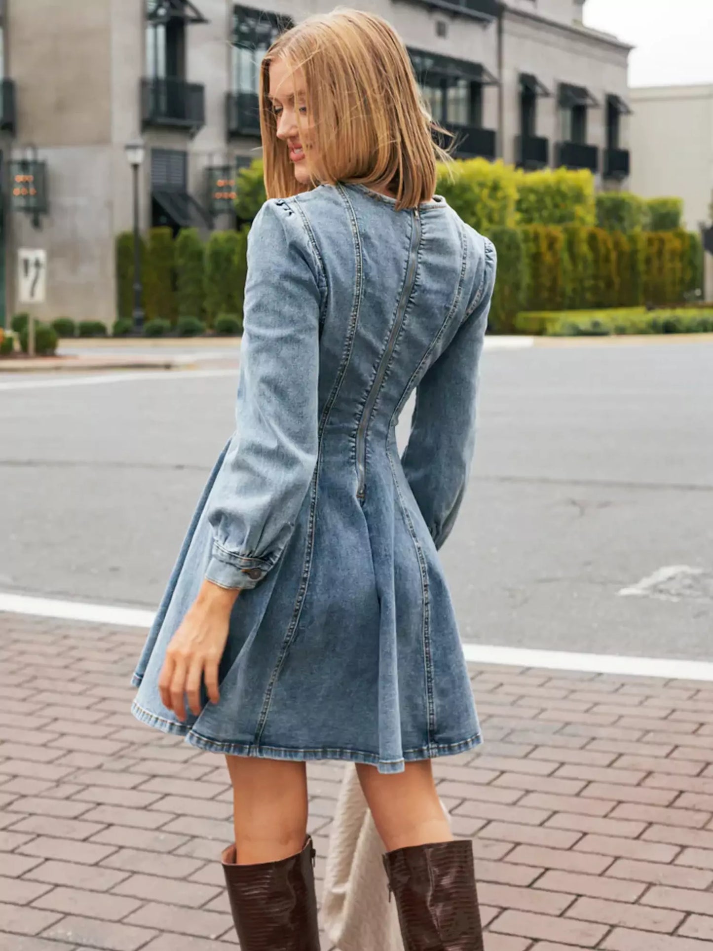 Alden Denim Mini Dress