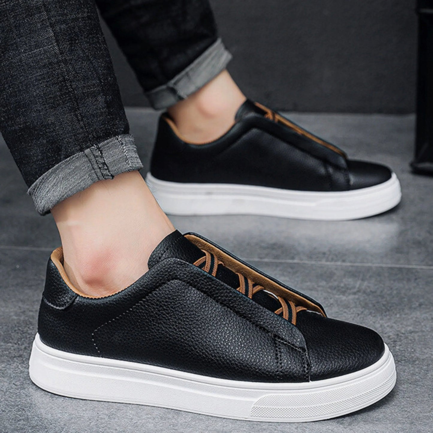 Langford Leather Trainers