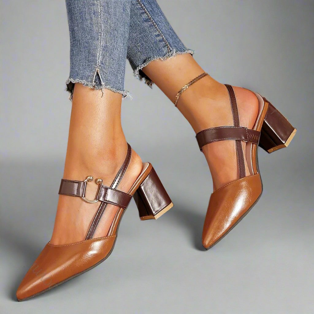 Henley Leather Heels