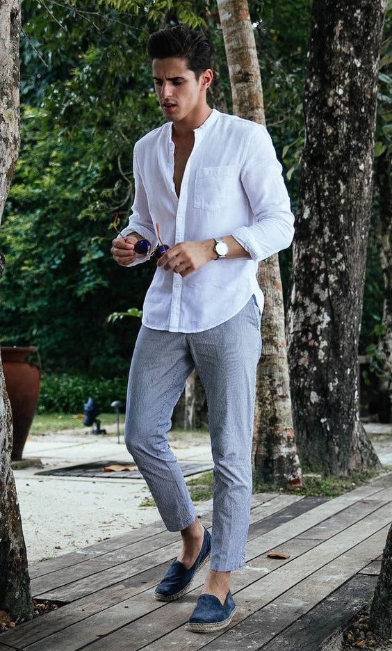 Marco in the Milano White Shirt