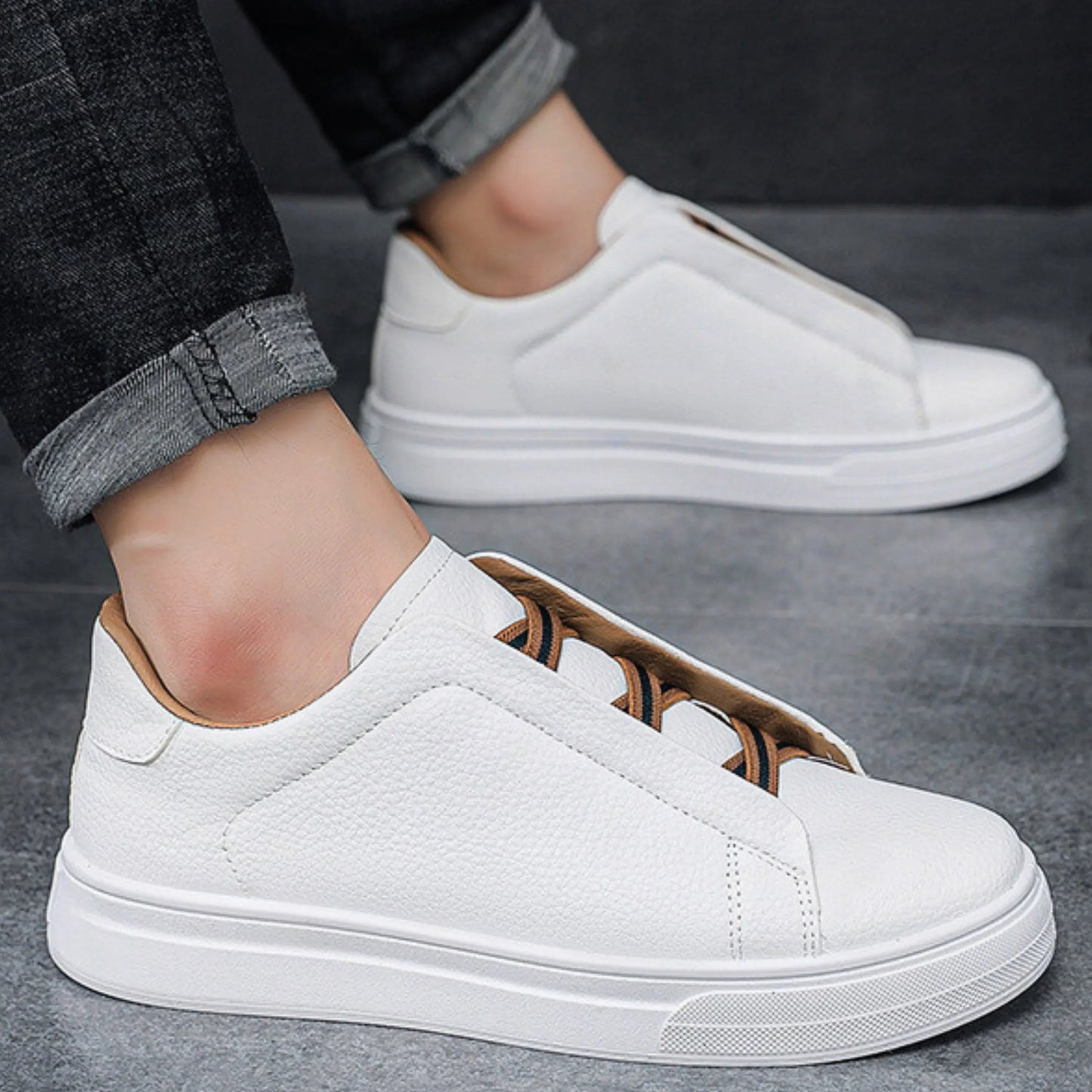 Langford Leather Trainers