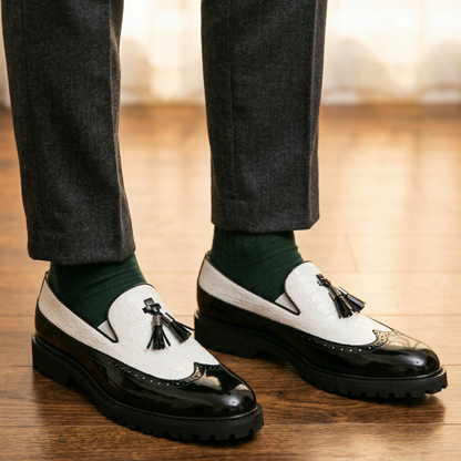 Rosso Brogue Loafer