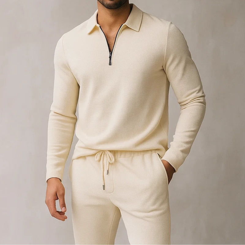 Beckford Waffle Two-Piece Set