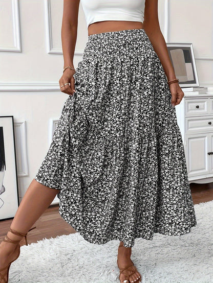 Elena Ditsy Floral Skirt