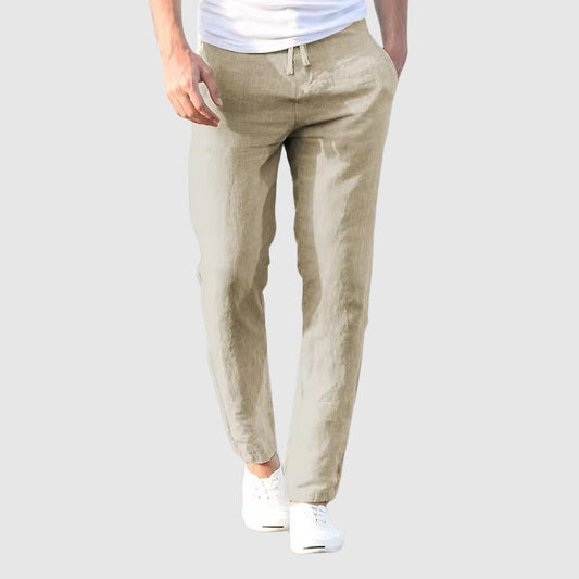 Coastal Ease Linen Trousers
