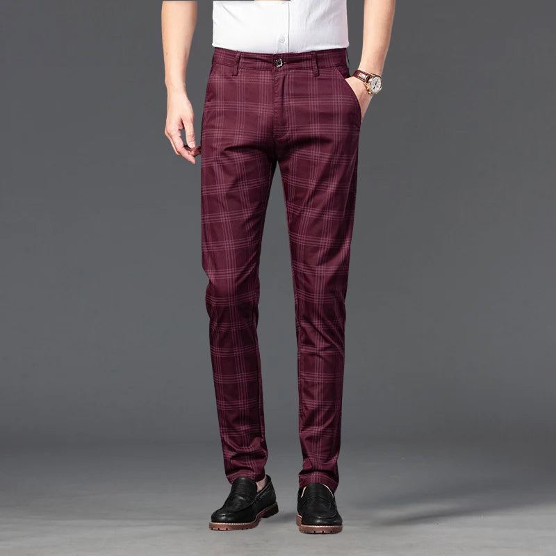 Kensington Tailored Check Trousers