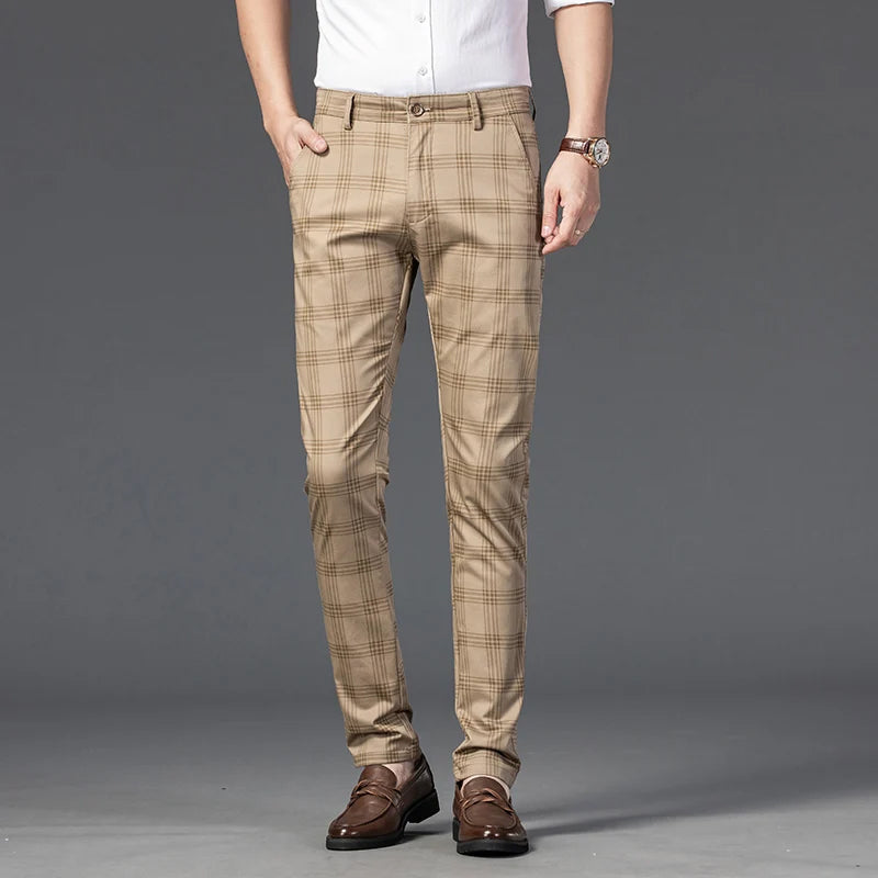 Kensington Tailored Check Trousers
