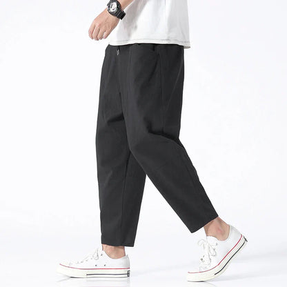 Luca Linen Cropped Trousers