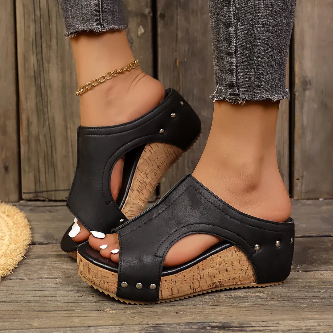 Petra Cork Wedge