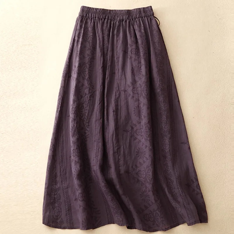 Margaux Floral Midi Skirt