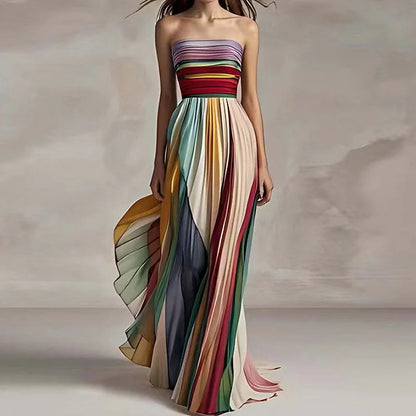 Capri Stripe Maxi