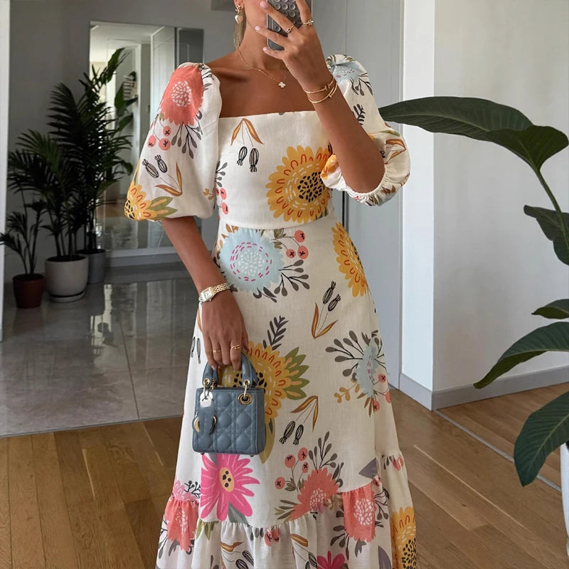 Soleil Puff Dress