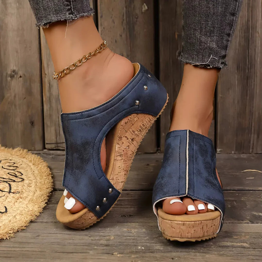 Petra Cork Wedge