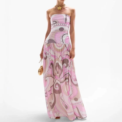 Capri Stripe Maxi