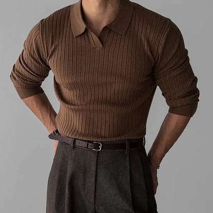 Jacquard Knit Polo
