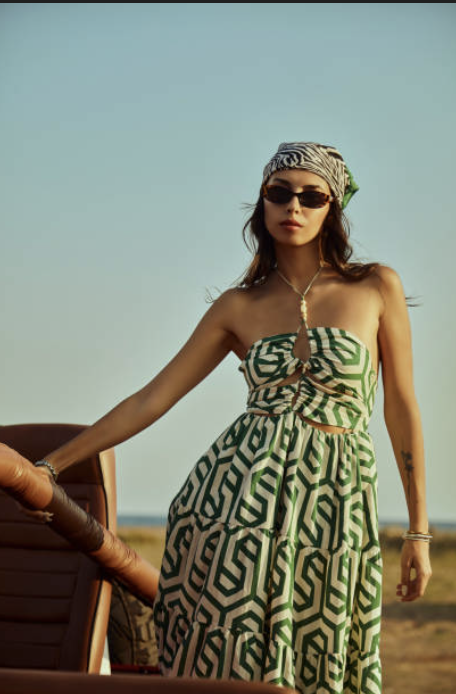@isabellaM in the Riviera Print Dress