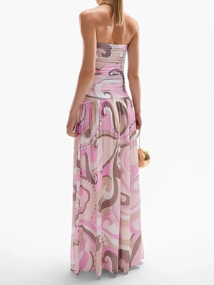 Capri Stripe Maxi