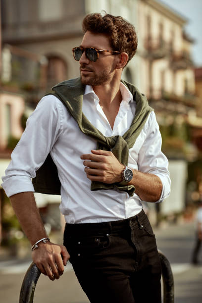 Ryan styling the Classic White Shirt