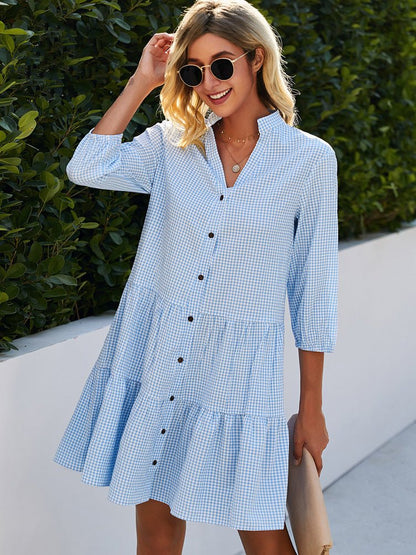 Coastal Bloom Midi Dress